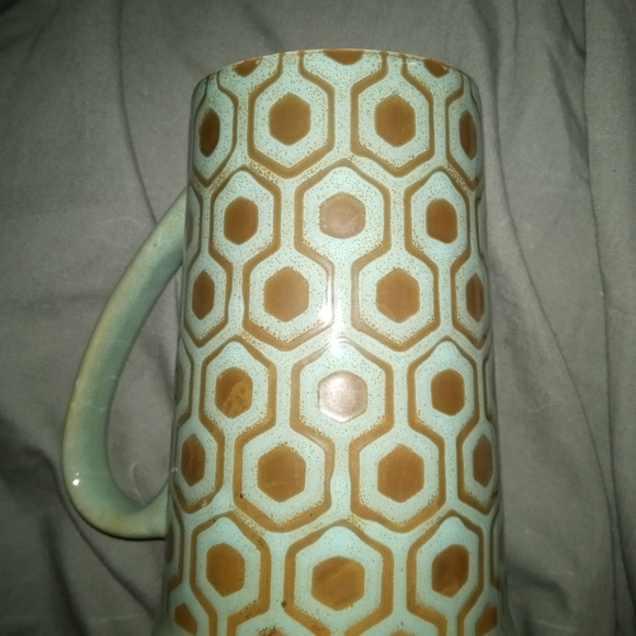 Marble Octagon Coffee Mug Microwave Safe Ceramic Cups with Handle - Picture 8 of 8